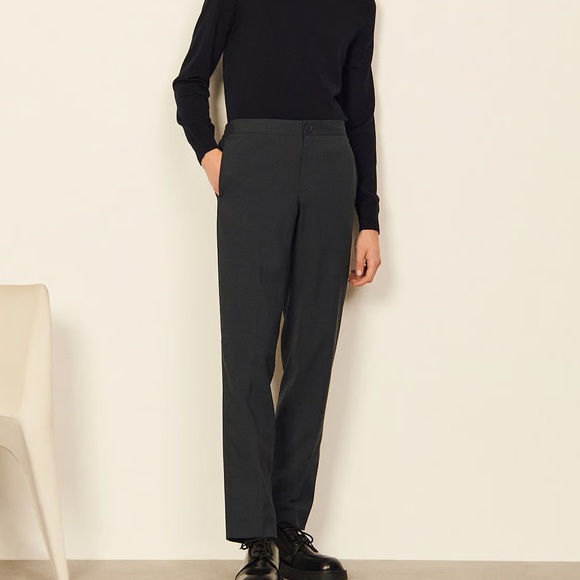 Sandro Men Bluish Grey Wool Trouser - Size 40 - NWT - Picture 11 of 14